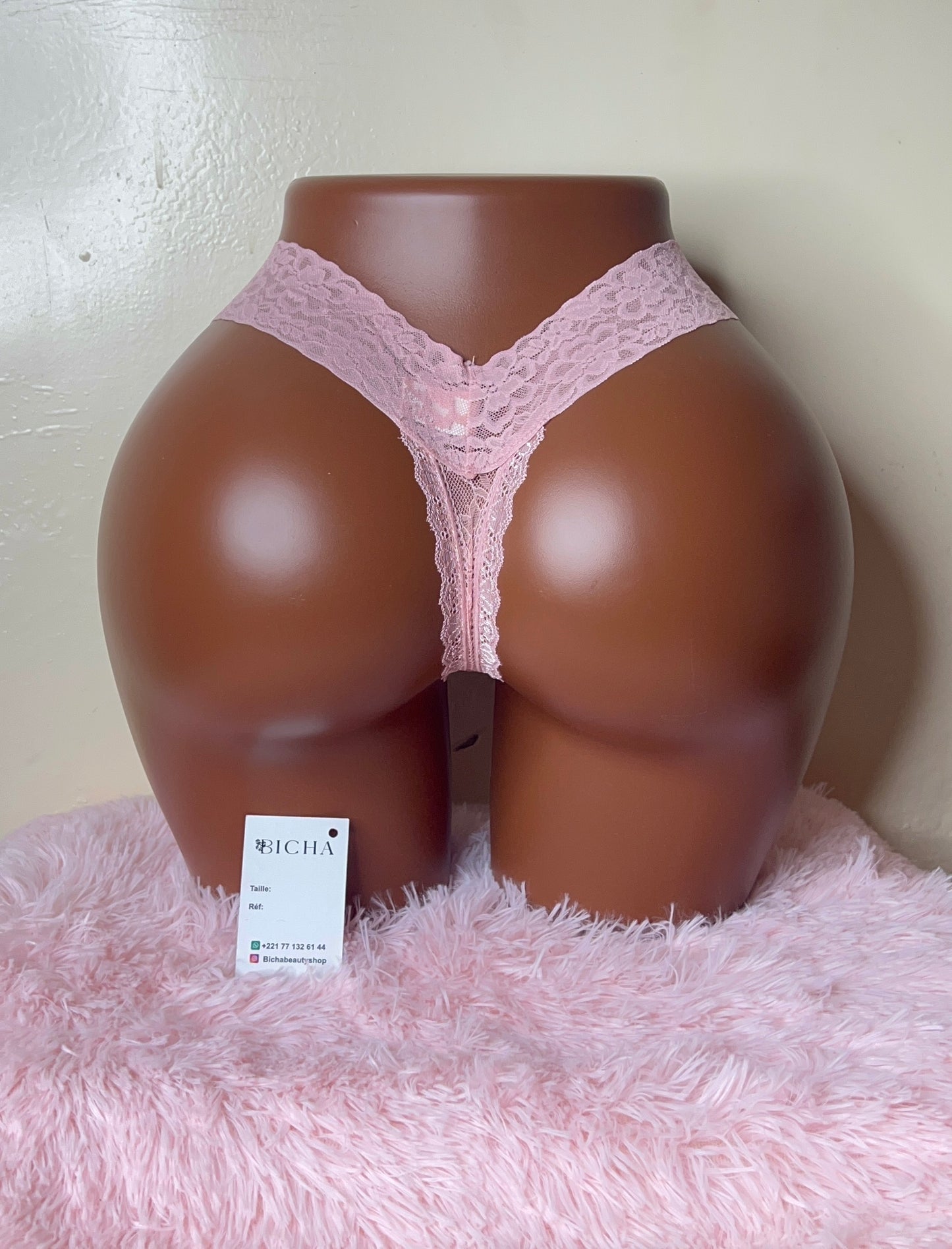 PACK DE 2 STRINGS EN DENTELLE DOUCE
