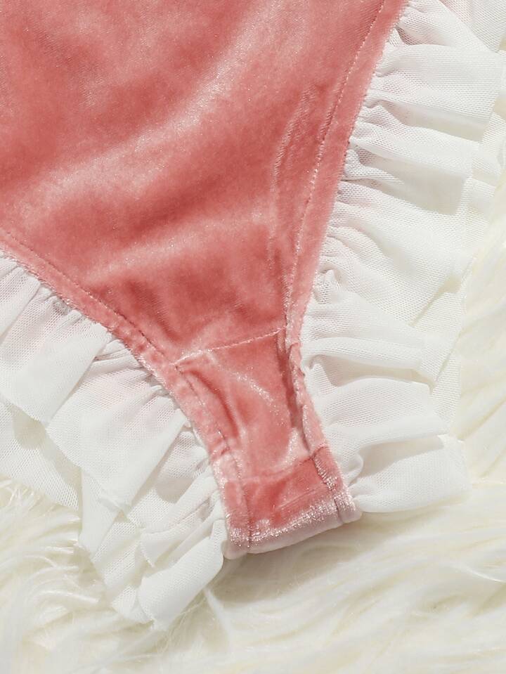 ENSEMBLE 2pcs SEXY en VELOUR ref: sala
