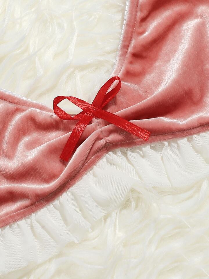 ENSEMBLE 2pcs SEXY en VELOUR ref: sala